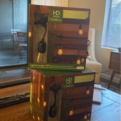 HD Design Outdoor Lights Retail $50 Per Box Selling $60 For Both 