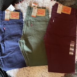 3 Pairs Of Levis 511 Slim