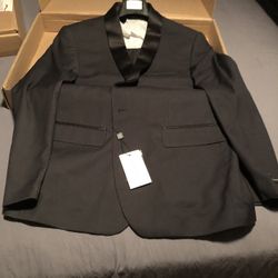 Tuxedo with Shawl Lapel - Charcoal Grey and Black 