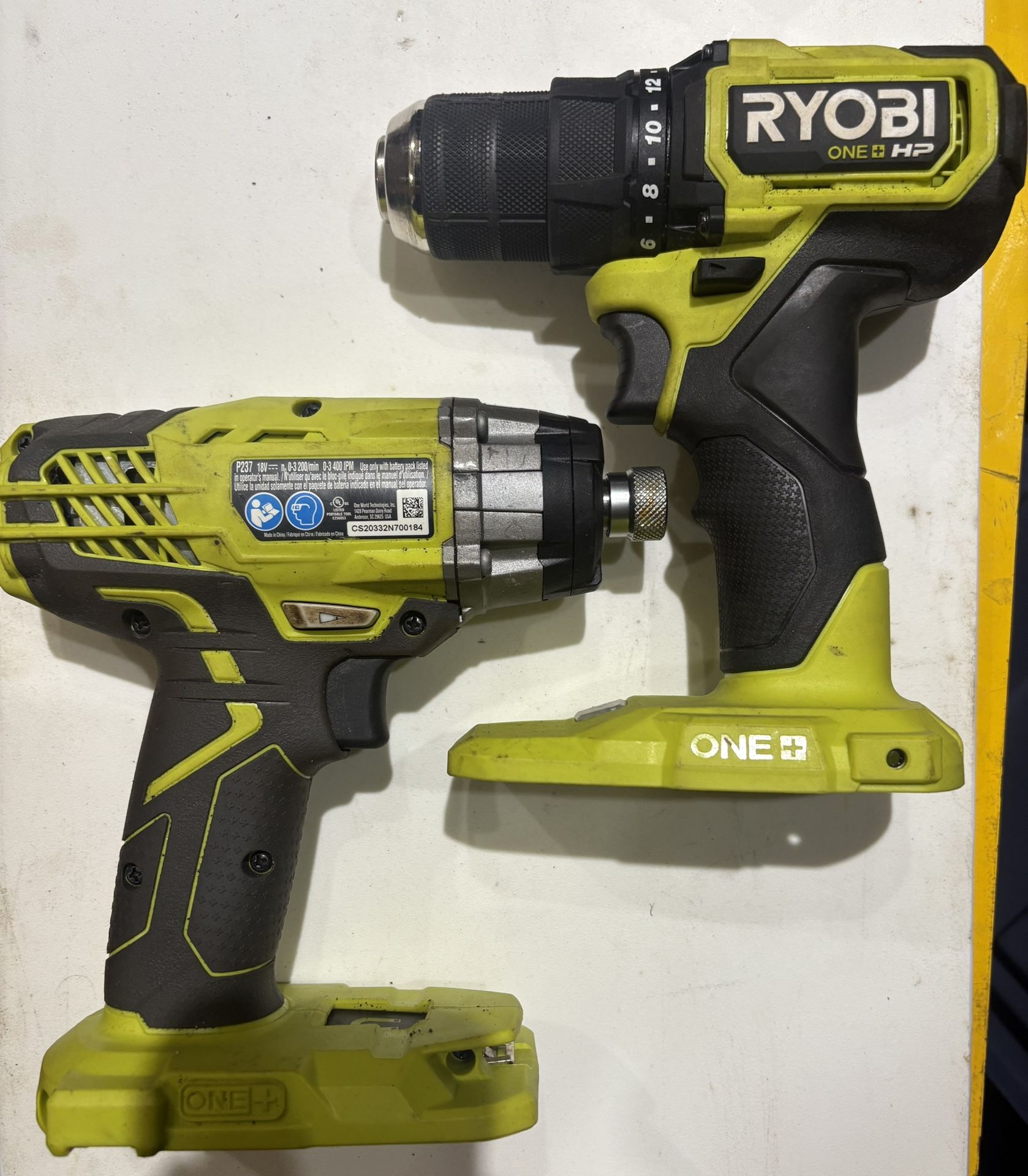 Ryobi Brushless Drill & Impact