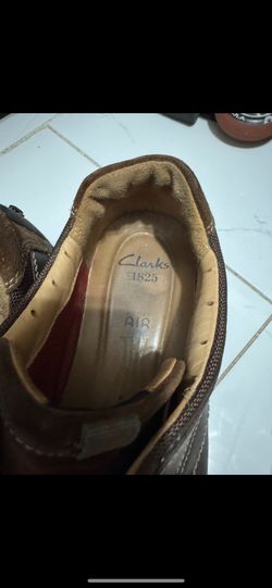 Clarks 1825 Active Air Brown Leather Sneakers Size: US 11 / UK 10 / EU 44.5 Description: These Clarks Active Air sneakers feature a stylish brown leat