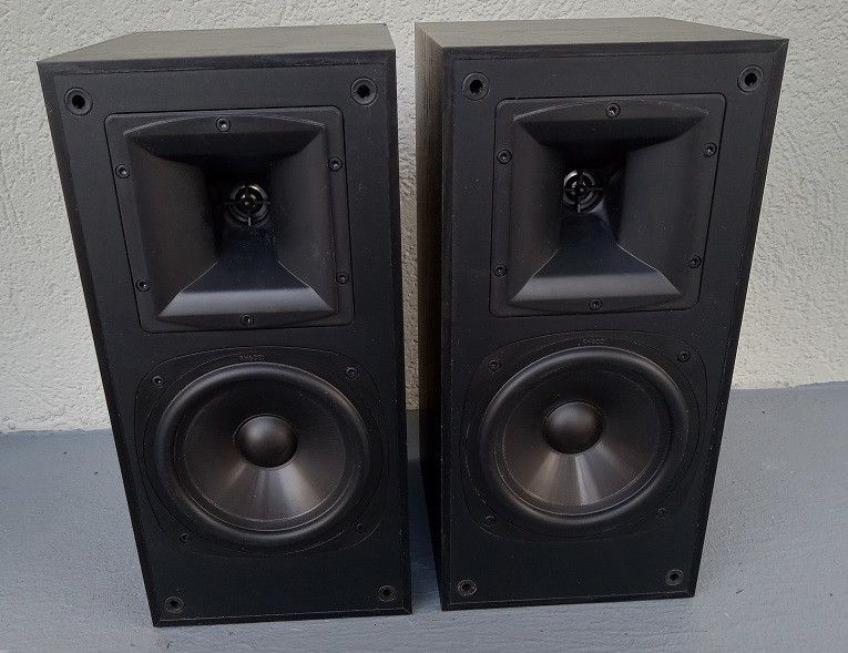 Klipsch SB-2 Speakers EXC! SUPERB SOUND! Tested w MANUAL