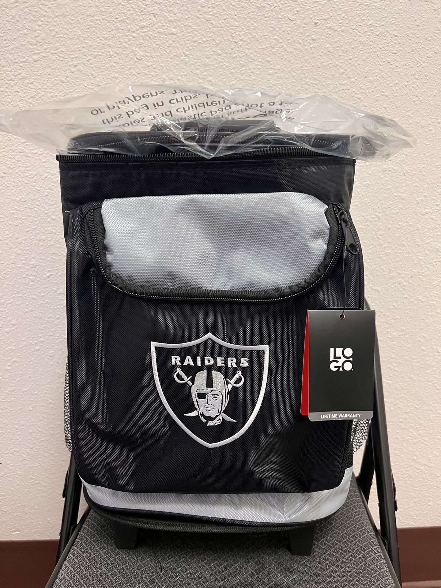 Las Vegas Raiders Rolling Cooler