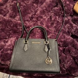 Michael Kors-Hope Medium Saffiano Leather Satchel 