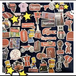 Supreme Sneaker Head Jordan Shoes Stickers 