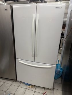 White Samsung French Door Refrigerator White