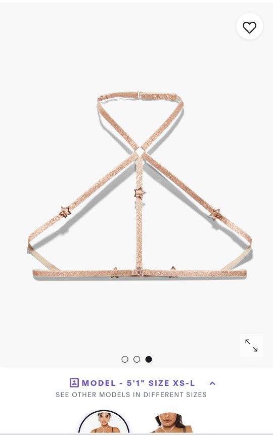 Savage X Fenty Black Body Harness XS-L