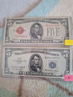 Red and blue seals