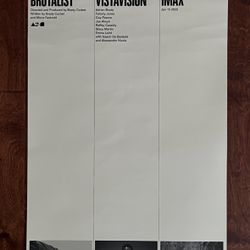 The Brutalist IMAX Movie Poster 24 X 16 Authentic