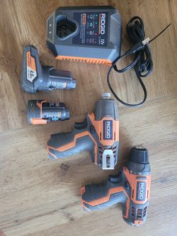 Rigid Drill And Impact Driver Set