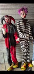Halloween gore props and killer clowns
