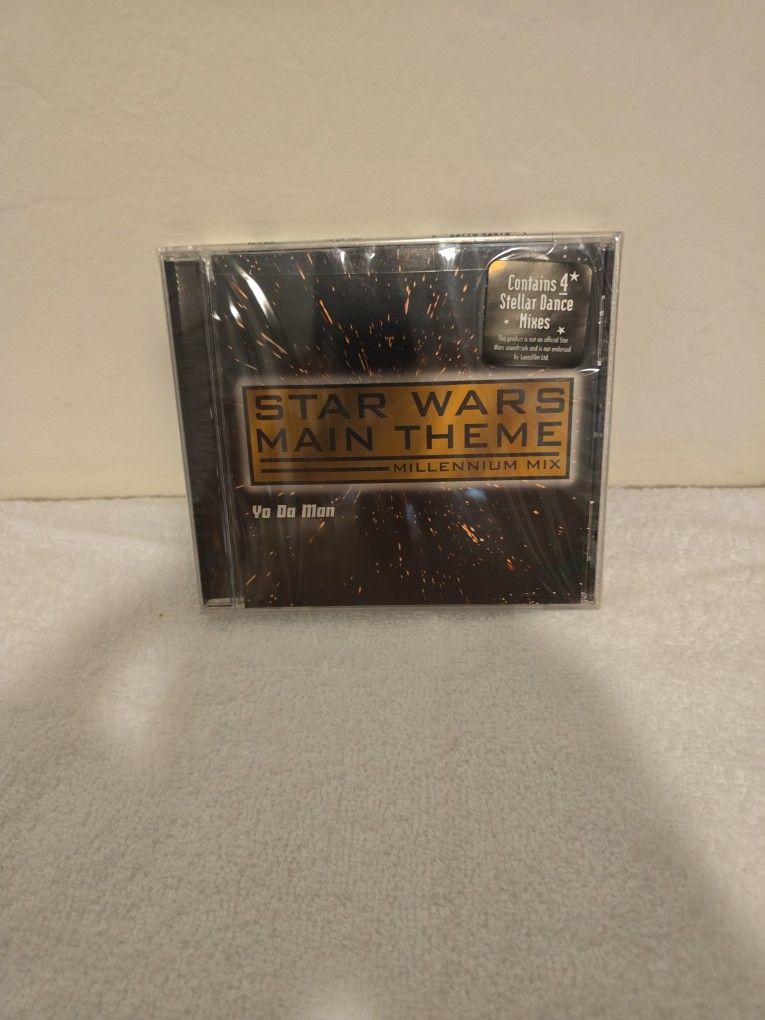Star Wars Main Theme ( Single) By Yo Da Man ( CD, 1999) New Factory Sealed