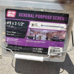 Gripe Rite #9 General Purpose Screws 2-1/2" #2 Phillips 