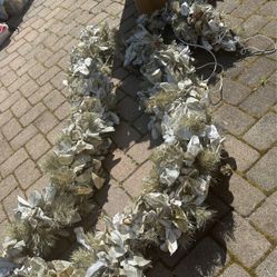 Christmas Tree And Garland