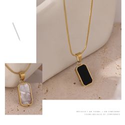 Double-Sided necklace 316L stainess steel