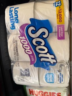 Scott paper bathroom tissue