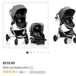Baby Stroller And Car Seat