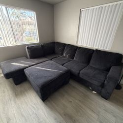 Dark Blue sectional 