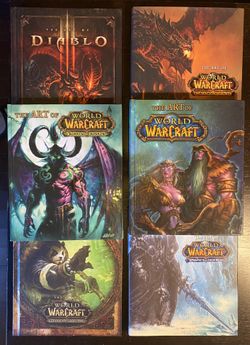 Blizzard Collectors Edition Art Books And Maps