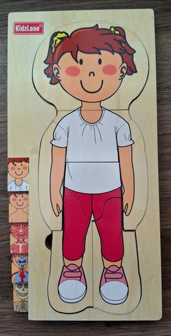 Kidzlane Girl Anatomy Puzzle