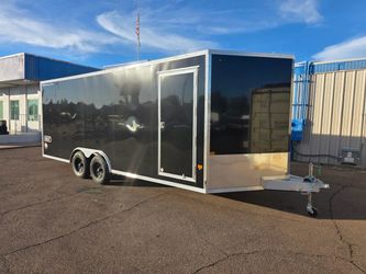 2027 Alcom Aluminum Cargo Car Hauler Enclosed Trailer 8.5x24 9990 GVWR