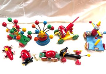 Brio wood toys vintage lot