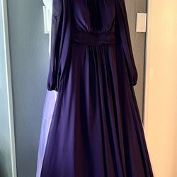 Purple Long Dress 