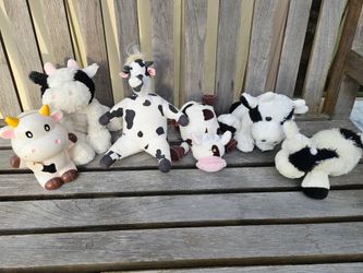 Kids Soft Plush Toys cow and cow coin bank