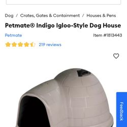 Igloo Dog House