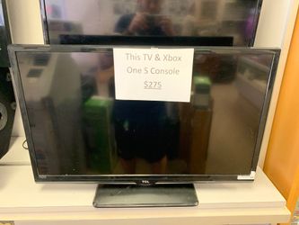 TCL 32” and Xbox One S $275