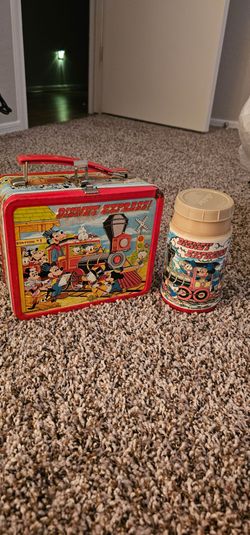 vintage lunch box with thermal