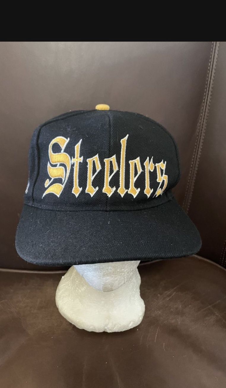 Vintage Drew Pearson ~ Pittsburgh Steelers Old English Black Snapback Cap  Hat for Sale in Phoenix, AZ - OfferUp
