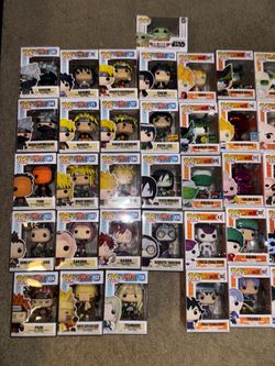 Naruto and Dragon Ball Funko Pop Lot