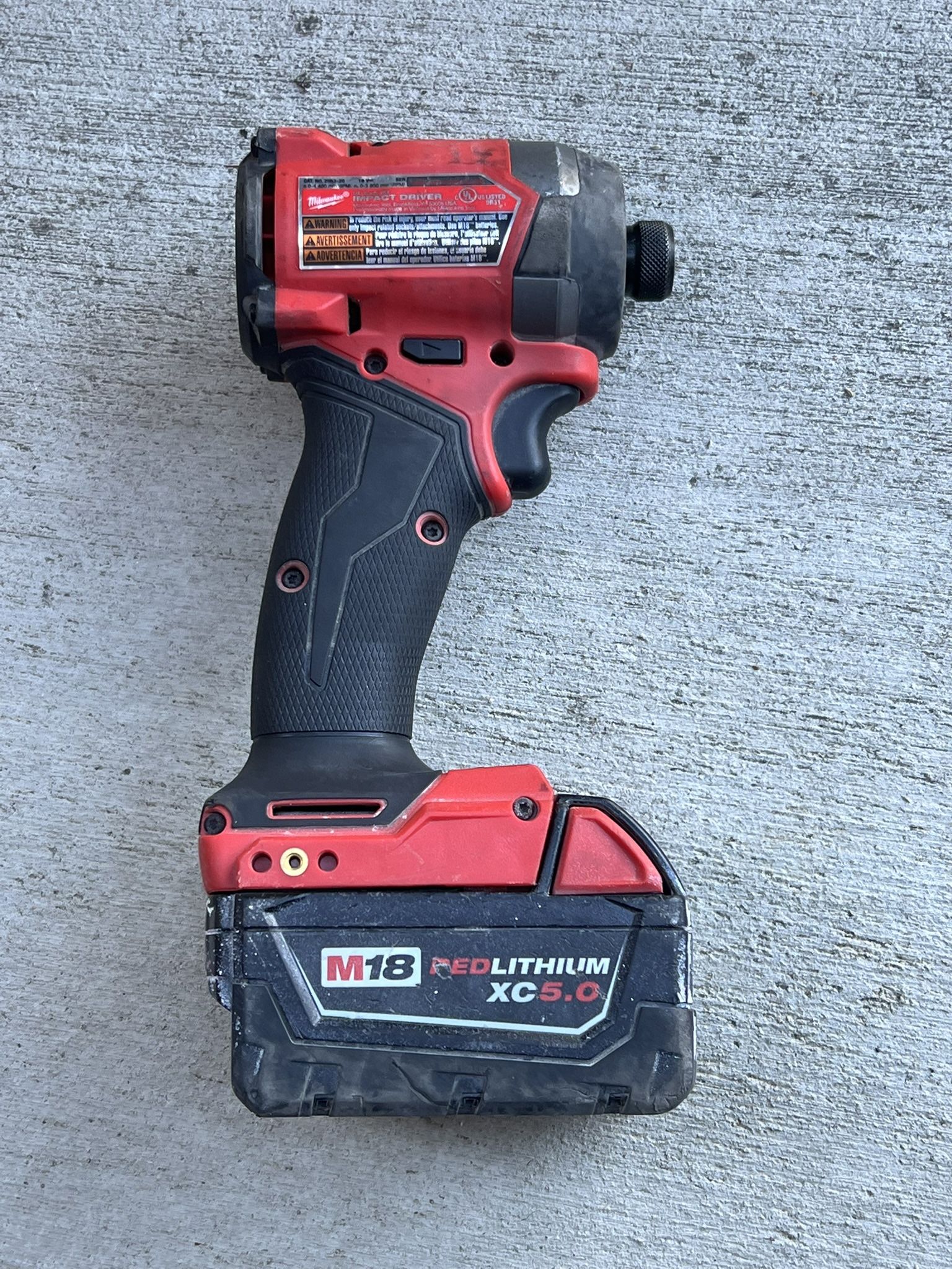 Milwaukee Fuel Impact Drill - With Battery 