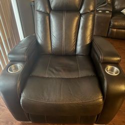 Leather Recliner 