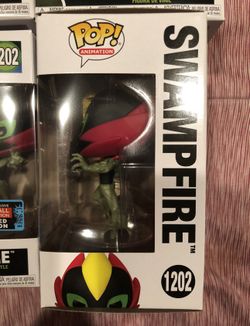  Funko Pop! TV: Ben 10- Swampfire Vinyl Figure (Fall 2022 Shared  Convention Exclusive) : Toys & Games