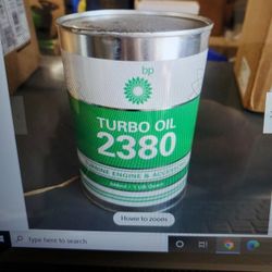 BP TURBO OIL 2380 TURBINE ENGINE OIL 1 QUART