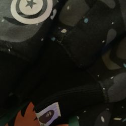 BAPE Space Camo Shark Full Zip Hoodie (Boys Large) 