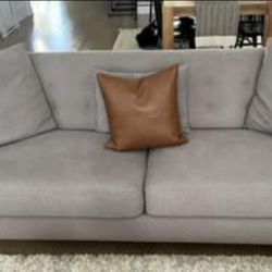 88” Gray Sofa