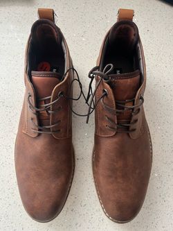 Steve Madden Brown Lace-Up Chukka Boots-11 men’s