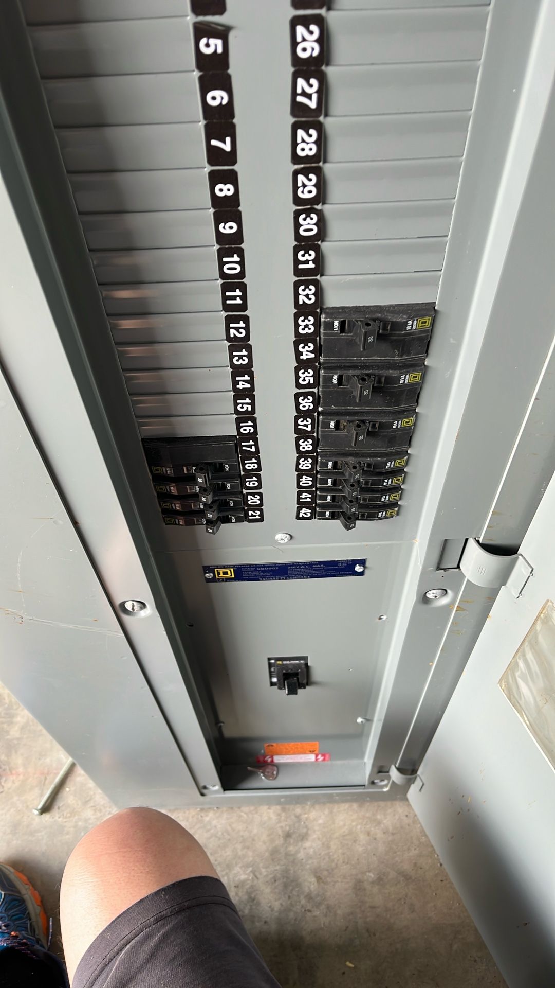 Square D Panel Board