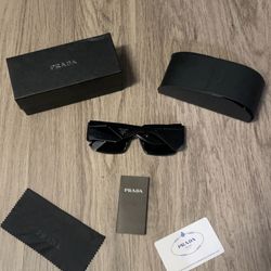 Prada Glasses Milano 17WS S (49 - 20) with Grey lenses and Black frame