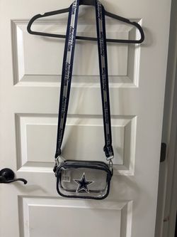 Dallas Cowboys FOCO Team Stripe Clear Crossbody bag