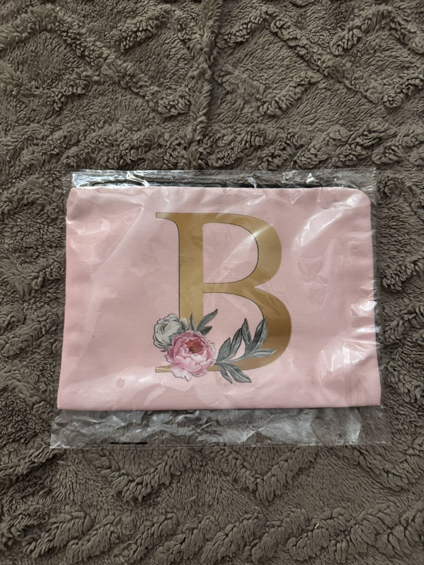 B Initial Small Organizer Bag