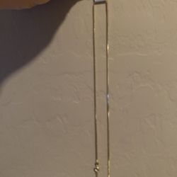 Solid Gold Plated Necklace 