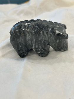 Rock bear figurine