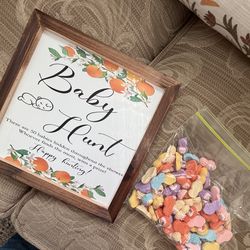 A little cutie is on the way baby shower games, decor, etc