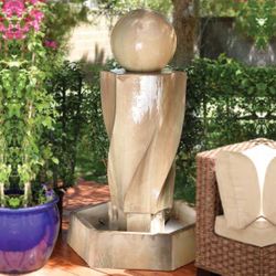 Vortex Fountain with Ball 
