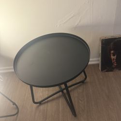 Black Metal Side Table