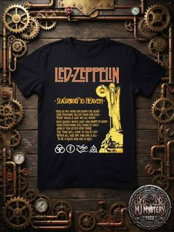 Led Zeppelin Stairway to Heaven Black T-Shirt